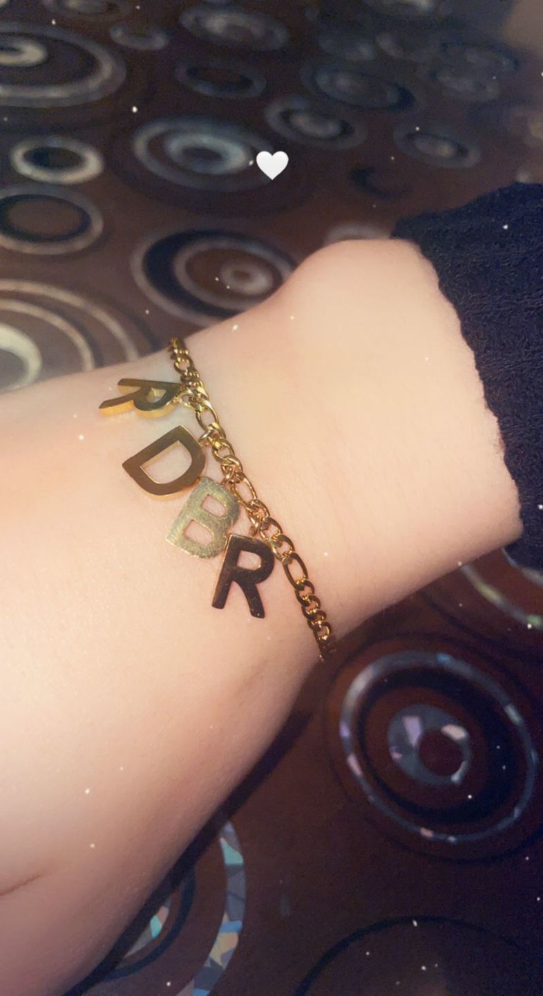 Customer photo review of Personalisiertes Armband | 18K vergoldet