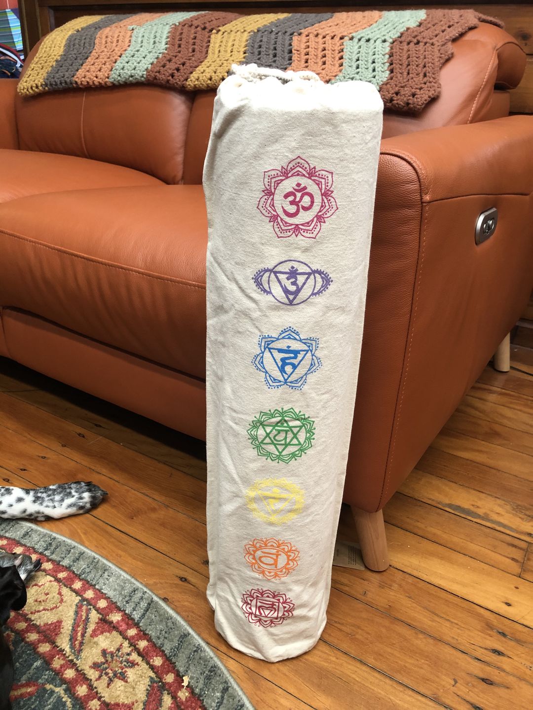 Customer photo review of Cotton Yoga Mat Bag