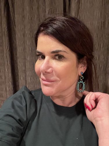 Customer photo review of Rhiannon Earrings