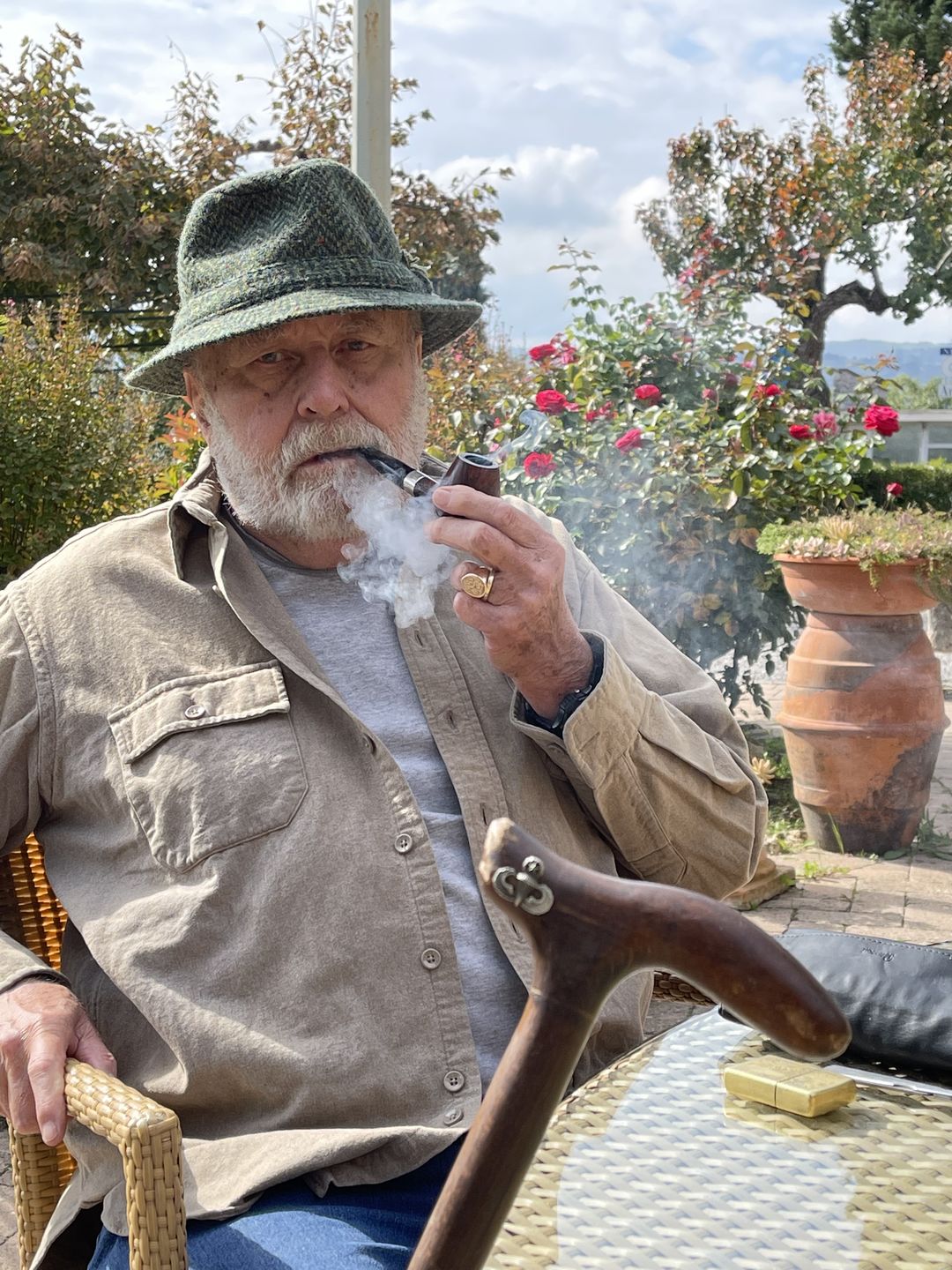 Customer photo review of Walking Hat Tweed