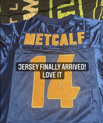 Customer photo review of DK Metcalf Oxford High School Football Jersey