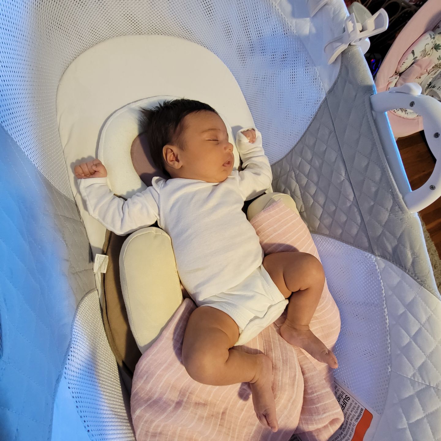 Customer photo review of Snuggle Cloud™ | Baby Lounger