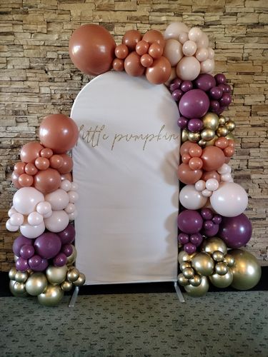 Customer photo review of 3x6ft Chiara Arched Backdrop Frame Custom Arched Wall Backdrop Cover for Party Decoration