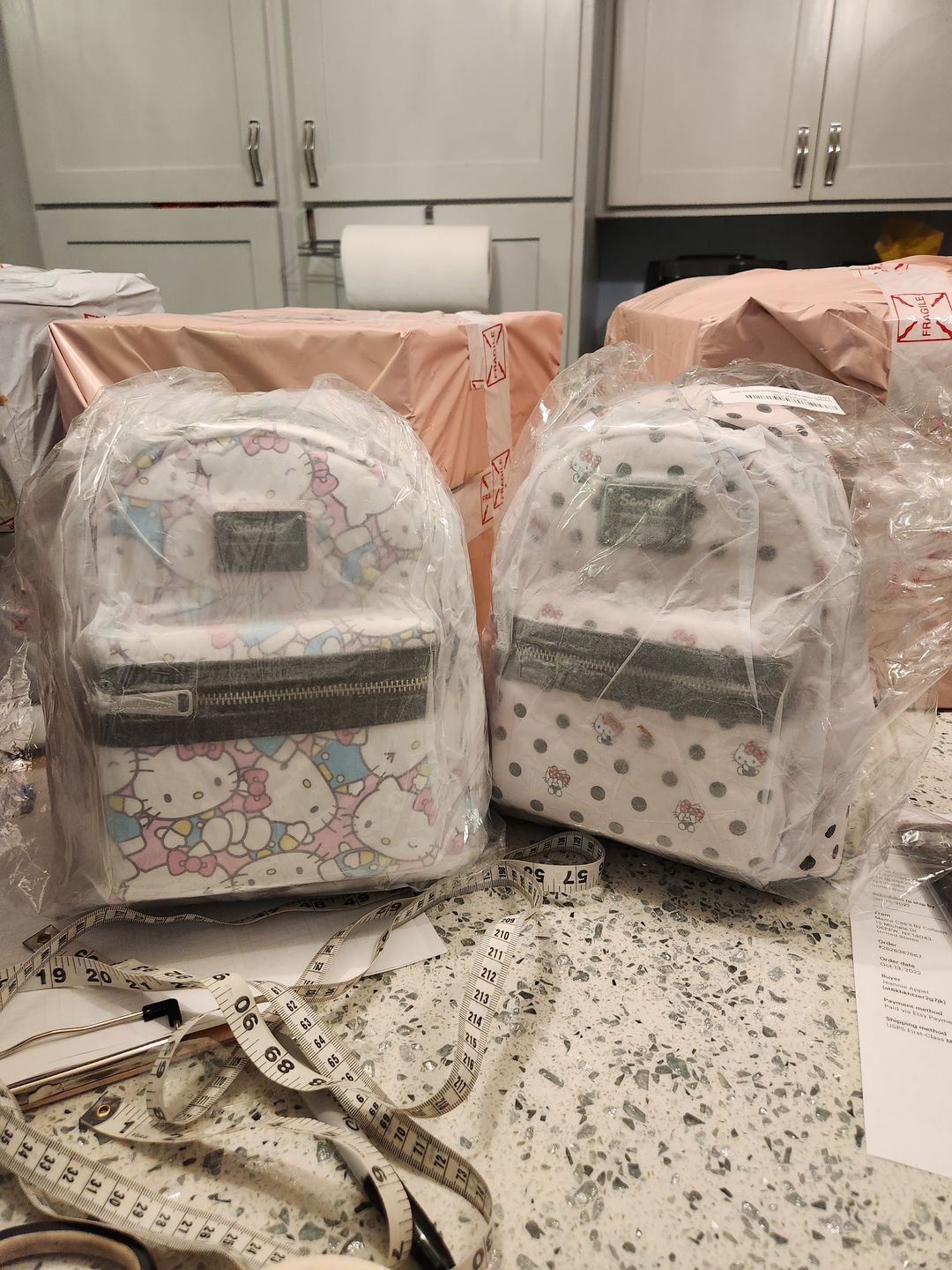 Customer photo review of 707 Street Exclusive - Loungefly Sanrio Hello Kitty Polka Dot Mini Backpack
