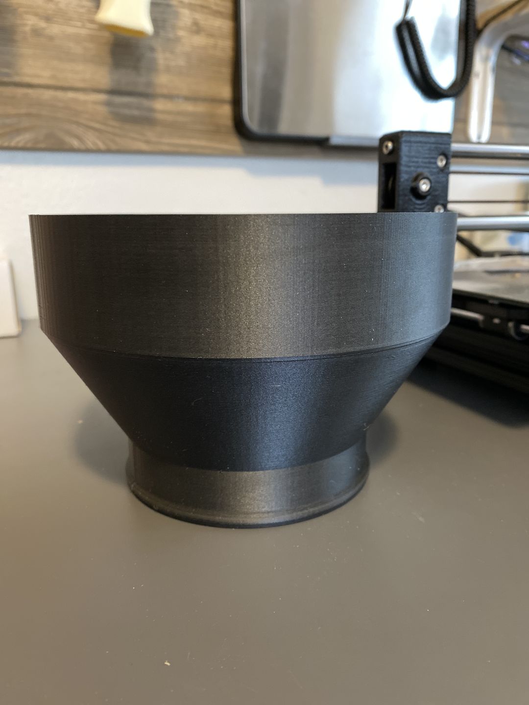 Customer photo review of Matte Black PETG Filament 1.75mm