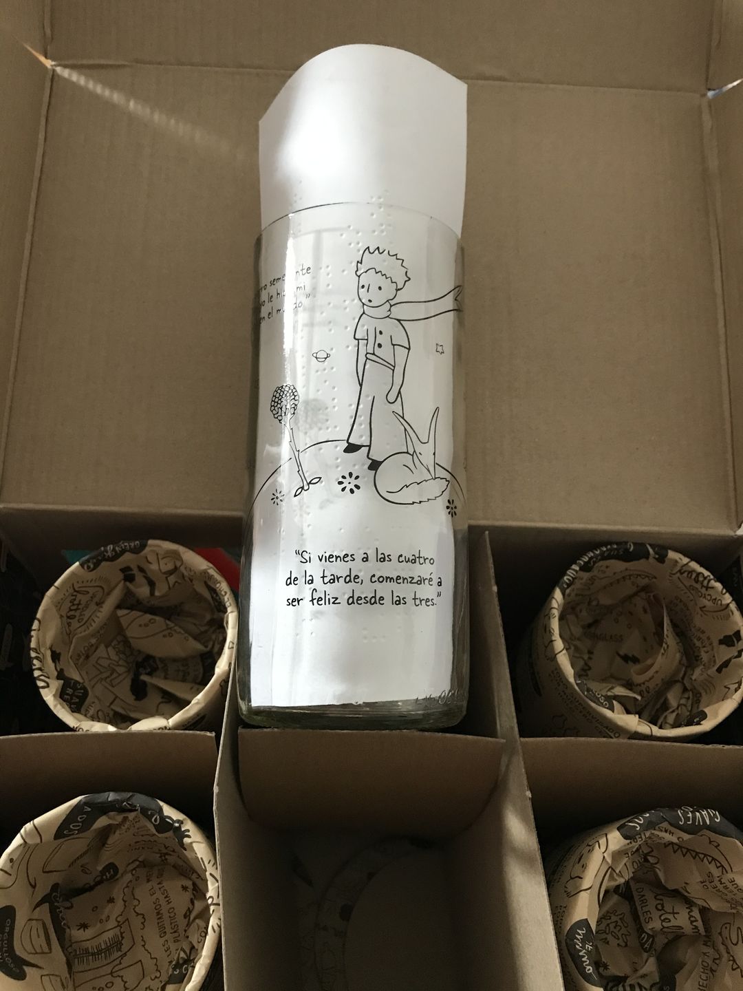 Customer photo review of Vasos Feministas Girl Power Juego de 6 Vasos