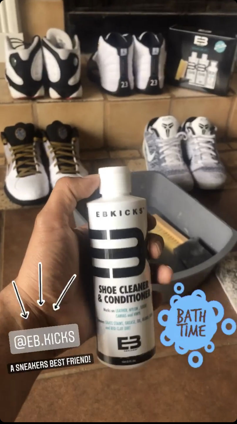 Customer photo review of Sneaker Care Kit