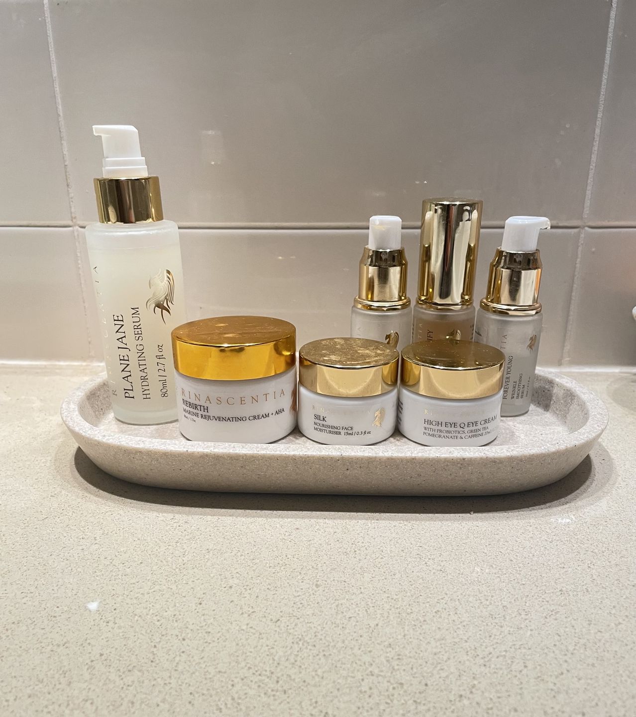 Customer photo review of Calm & Clarity - Anti-Fatigue Serum