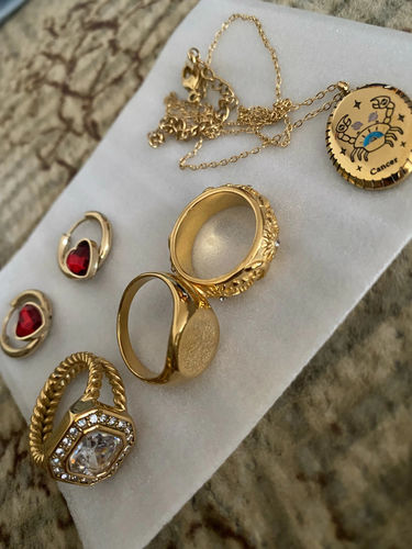 Customer photo review of Sun and Moon Ring