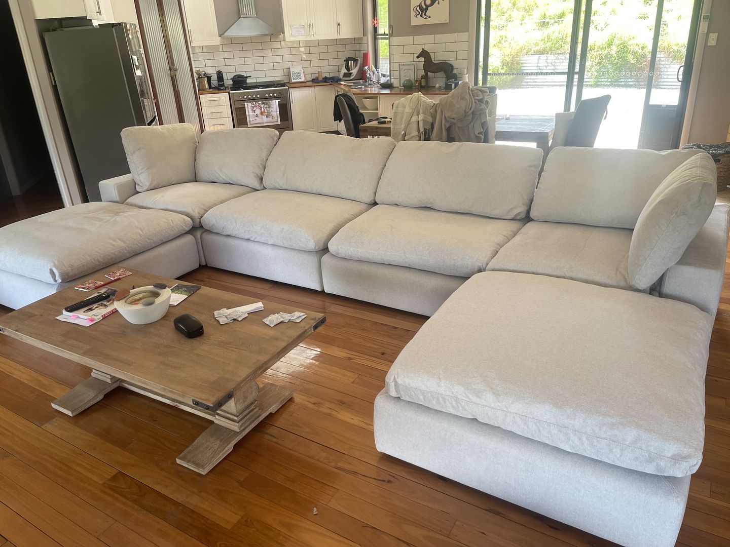 Customer photo review of Cloud Classic | 5-Piece Closed Modular Sofa