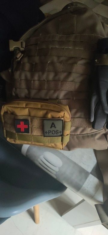 Customer photo review of Tactical Utility MOLLE Pouch For Harness (3-Piece Set)