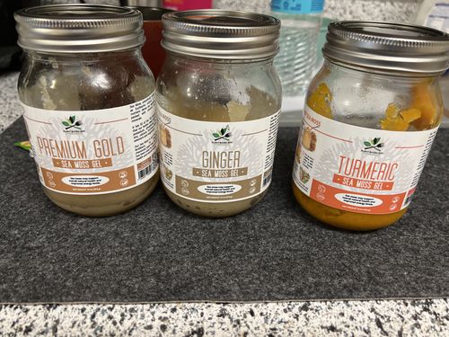 Customer photo review of PREMIUM GOLD SEA MOSS GEL