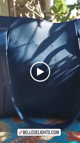 Customer video review of Blue Belle The Tote Bag