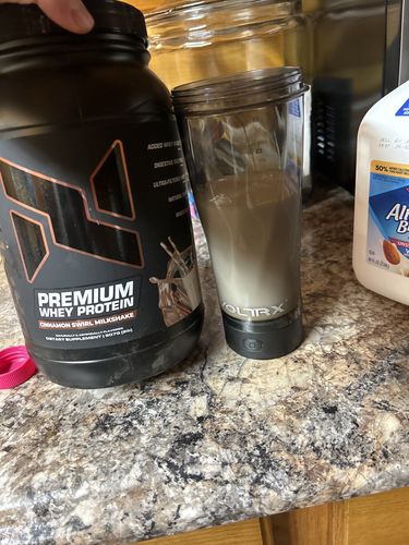 Customer photo review of Premium Whey Protein