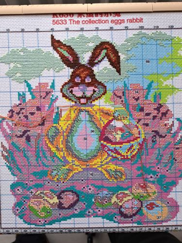 Customer photo review of Kreuzstich | Lilie mit Schmetterlingen - 11 x 27 cm