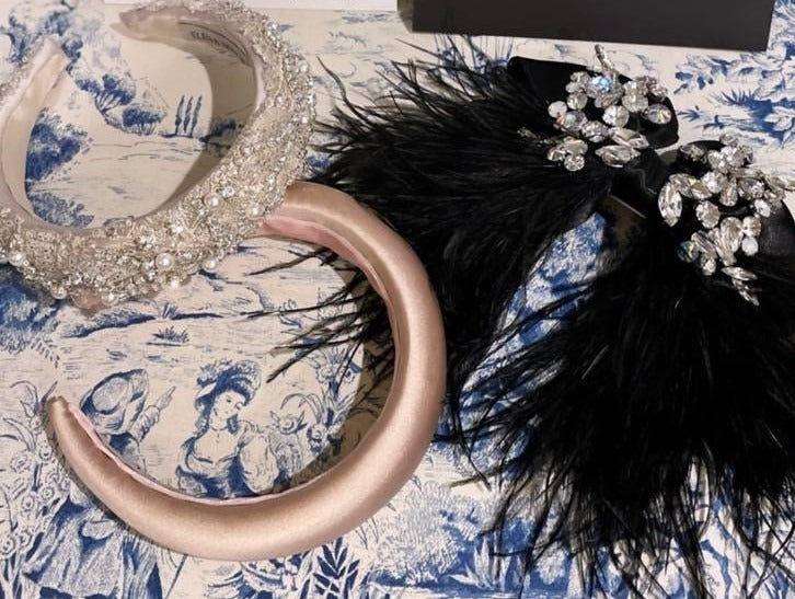 Customer photo review of Gwendolyn Ivory Headband