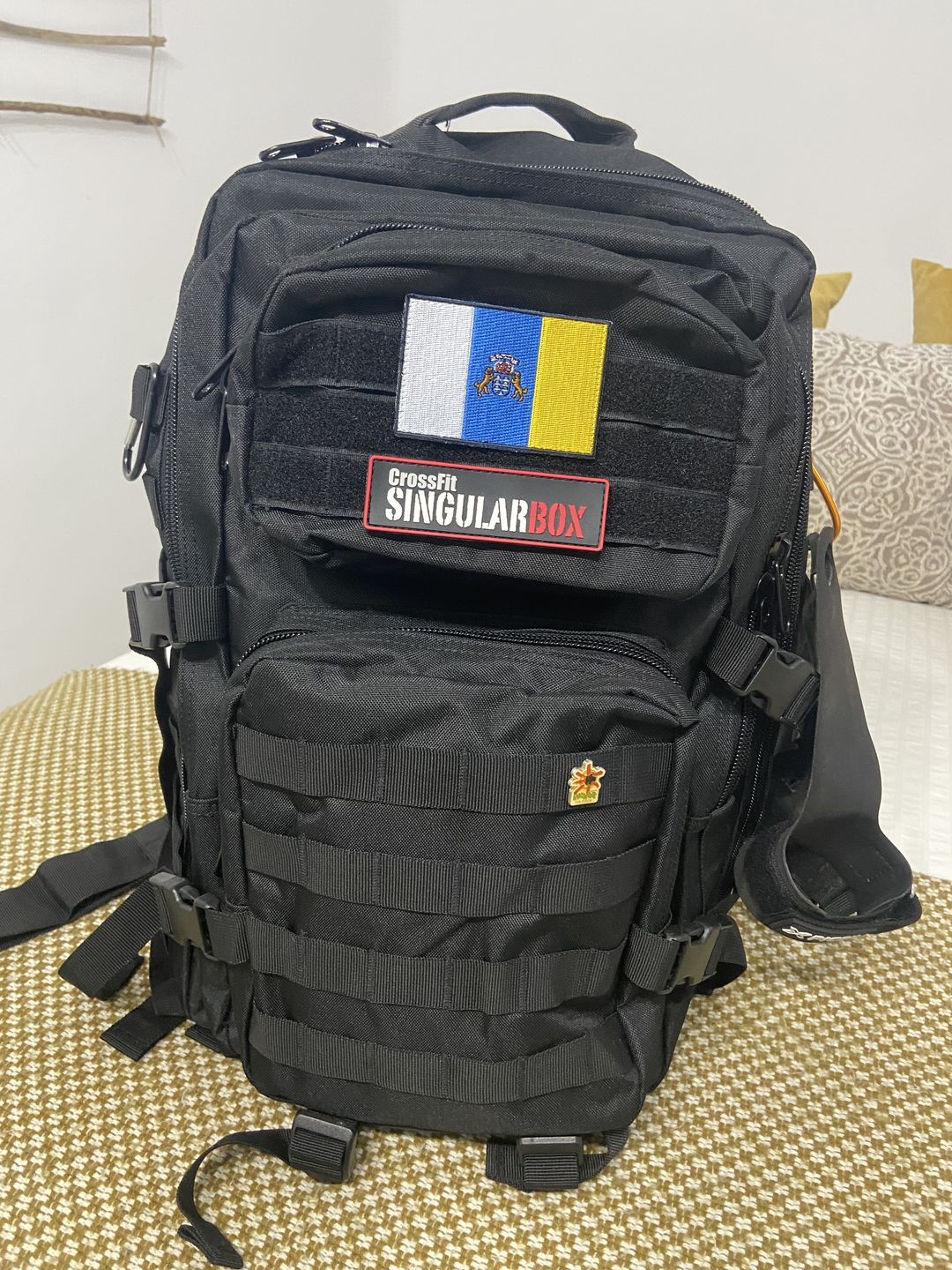 Customer photo review of Parche Bandera de Canarias