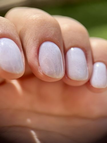 Customer photo review of Rubber base foil, smoky white, 10ml