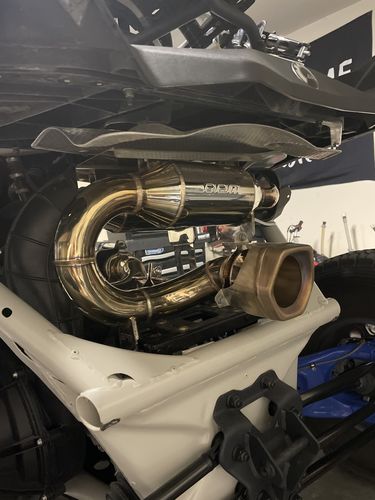 Customer photo review of RPM-SxS X3 Slip On Exhaust Sport Muffler Can Am Maverick X3 Turbo R & RR 2017-2023