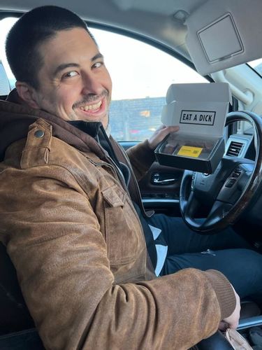 Customer photo review of Eat a Dick - The Chocolate Dick