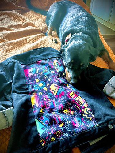 Customer photo review of Raven Denim Jacket