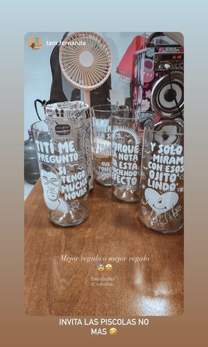 Customer photo review of BUNNY GLASS - JUEGO DE 6 VASOS