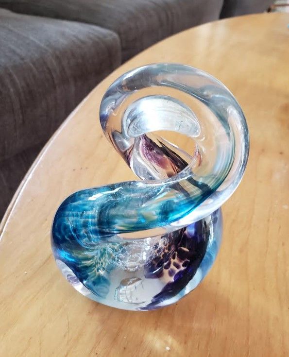 Customer photo review of Twisted Circle of Life with Cremation Ashes