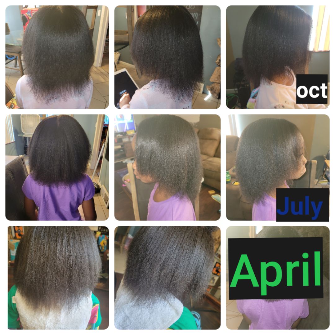 Customer photo review of Avocado & Banana Deep Conditioner 12 oz.