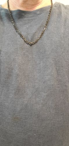 Customer photo review of 5mm Diamond Cut Anchor Chain