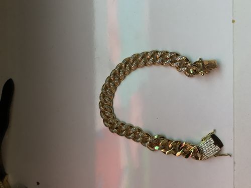 Customer photo review of ICED CUBAIN. – 12MM OR BLANC