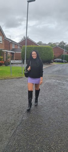 Customer photo review of Megan's Bouncy Blow HD Fibre Hair Extensions - 14" & 22"