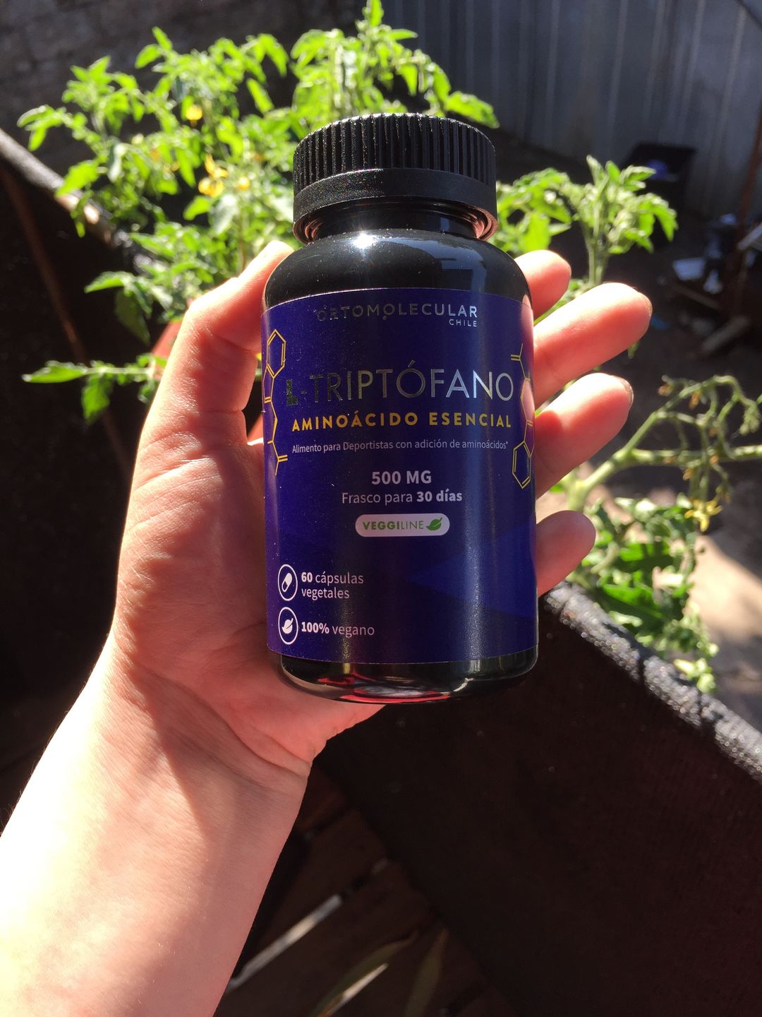 Customer photo review of L-triptófano+Glutamina-60 cáps