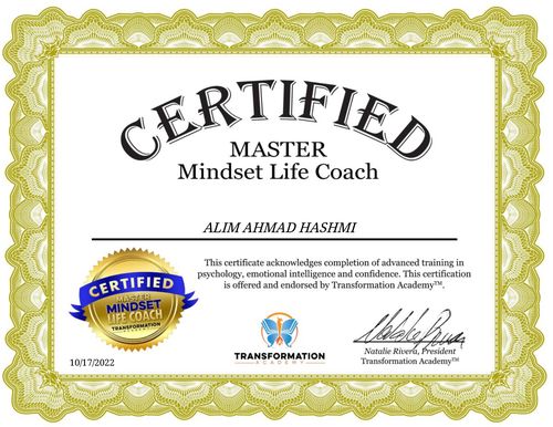 Customer photo review of Master Mindset Coach Certification
