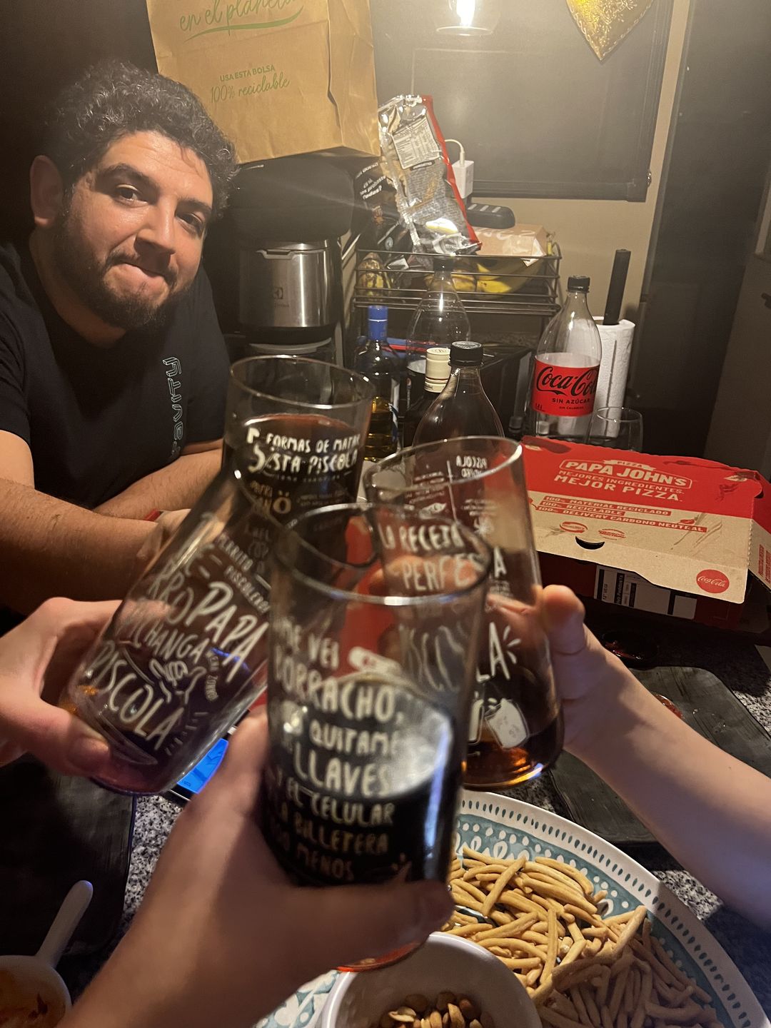 Customer photo review of Piscoleros Juego de 6 Vasos