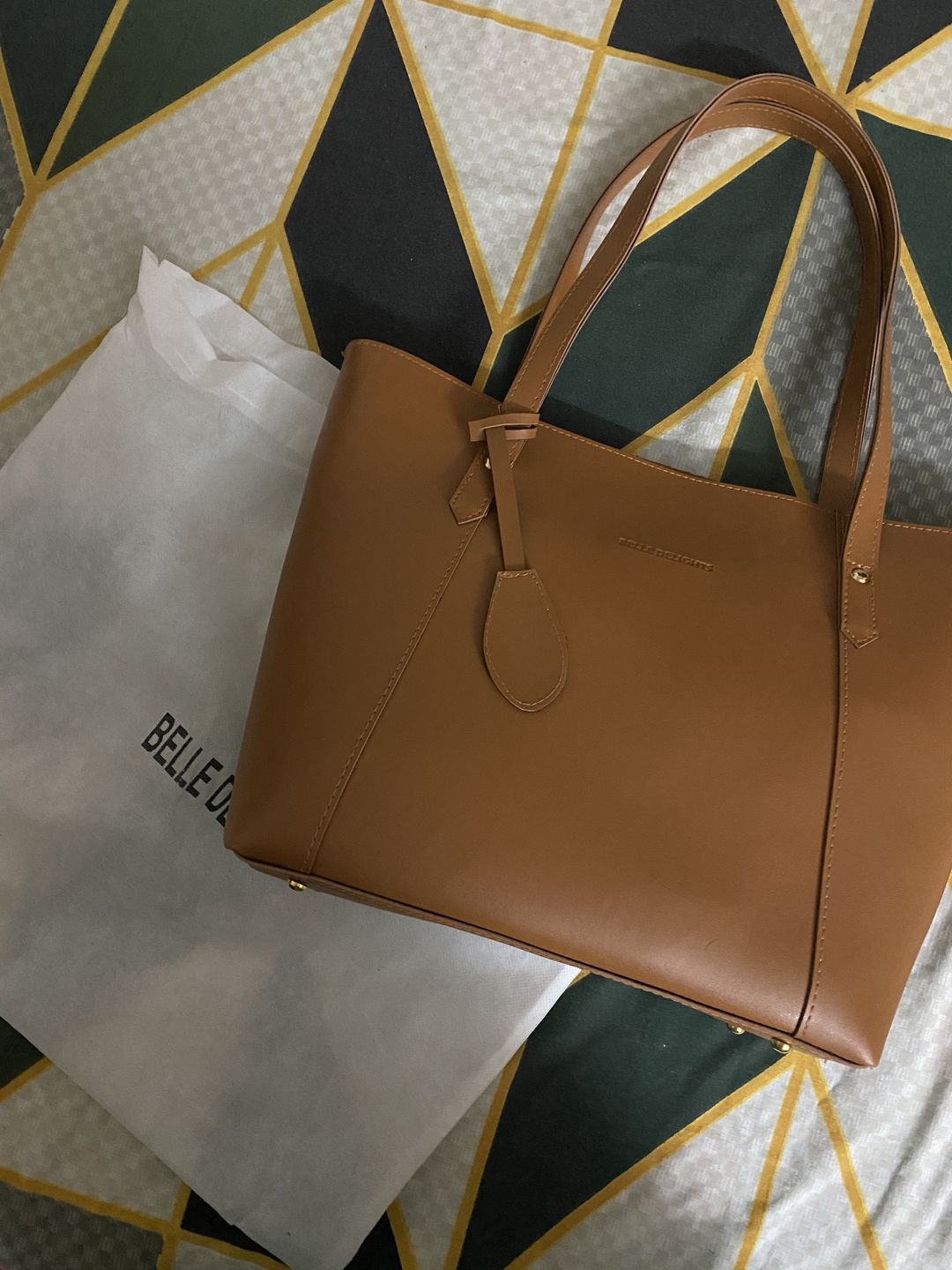Customer photo review of Brown Belle The Tote Bag