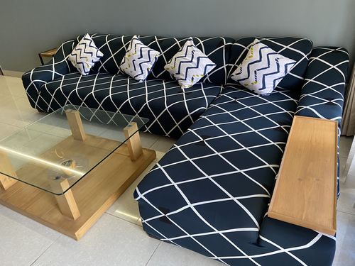 Customer photo review of 50% SALE - Elastic Couch Cover