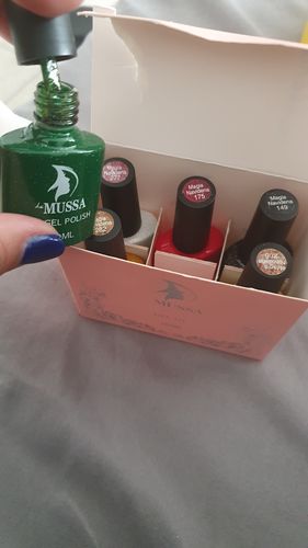 Customer photo review of Gel Gama Magia Navideña 6 pzas MUSSA