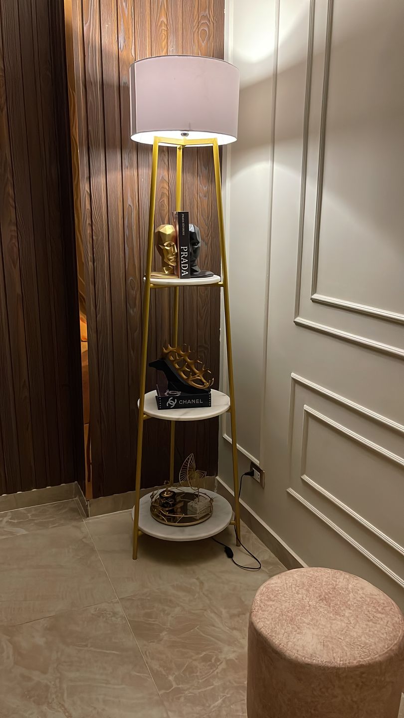 Customer photo review of أباجورة أرضية مع أرفف - BHY226