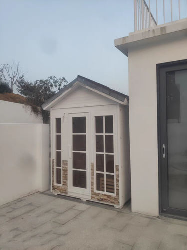 Customer photo review of Smartmak® Garden Waterproof Traditional Sauna Steam Room Square 4