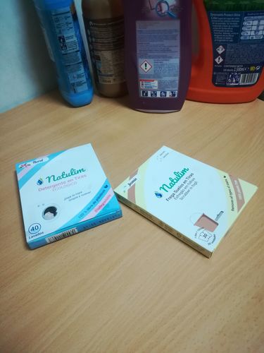 Customer photo review of Eco-Tiras de Detergente 40 lavados Natulim
