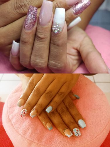 Customer photo review of Acrílico Colección Bora 4 pzas Fantasy Nails