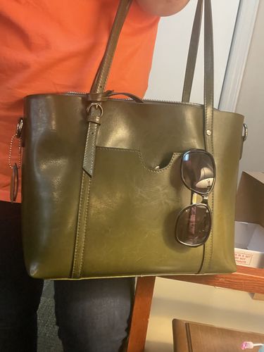 Customer photo review of Provence Leather Bag