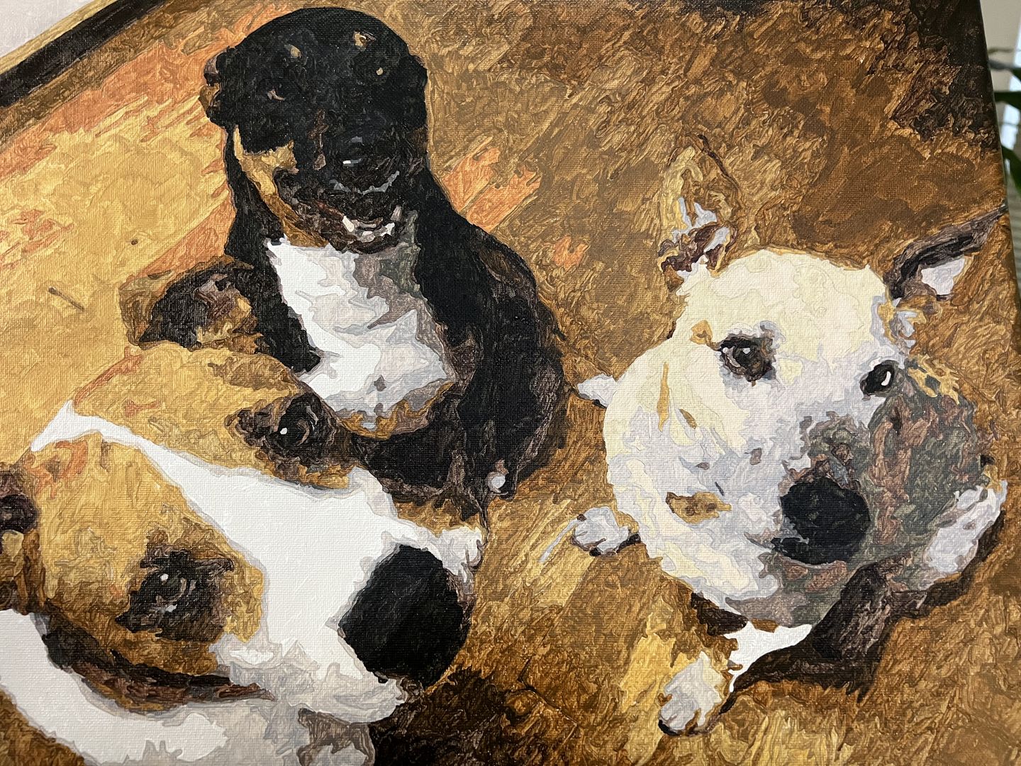 Customer photo review of Personalized Paint By Number Kits - Upload Any Photo