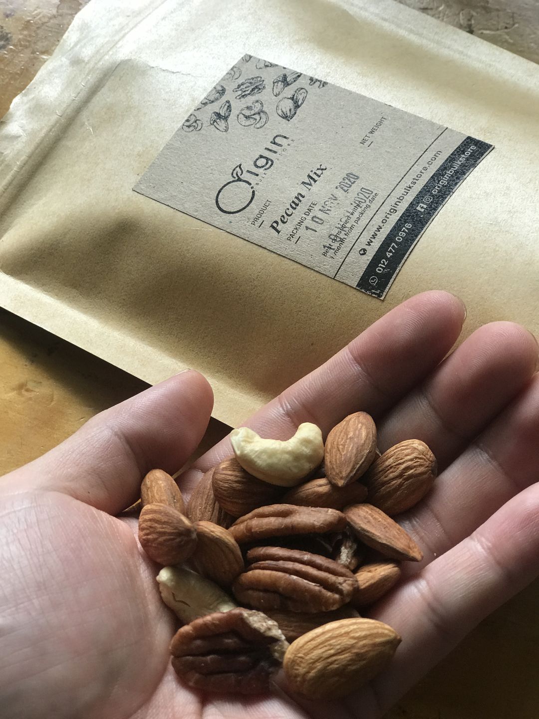 Customer photo review of Pecan Trail Mix (210g / 360g)