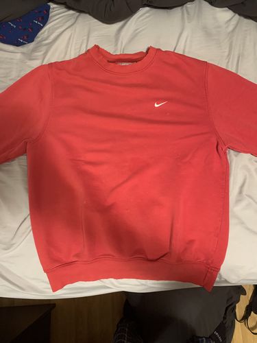 Customer photo review of Vintage Nike Mini Swoosh Sweatshirt Size Small