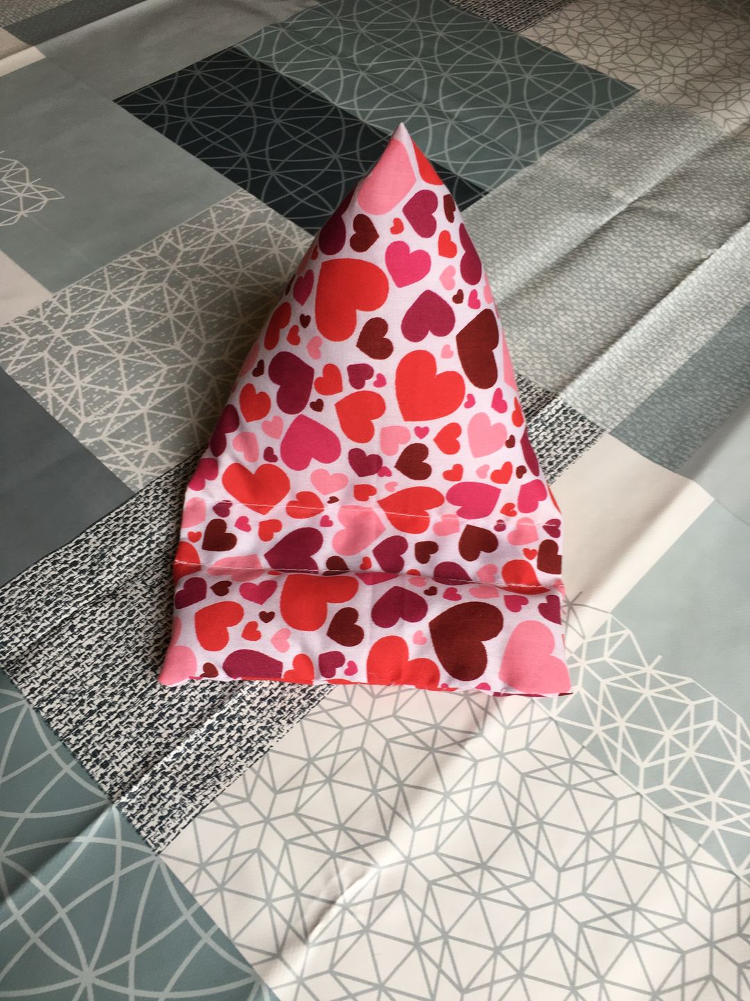 Customer photo review of All Over Hearts Polycotton Fabric