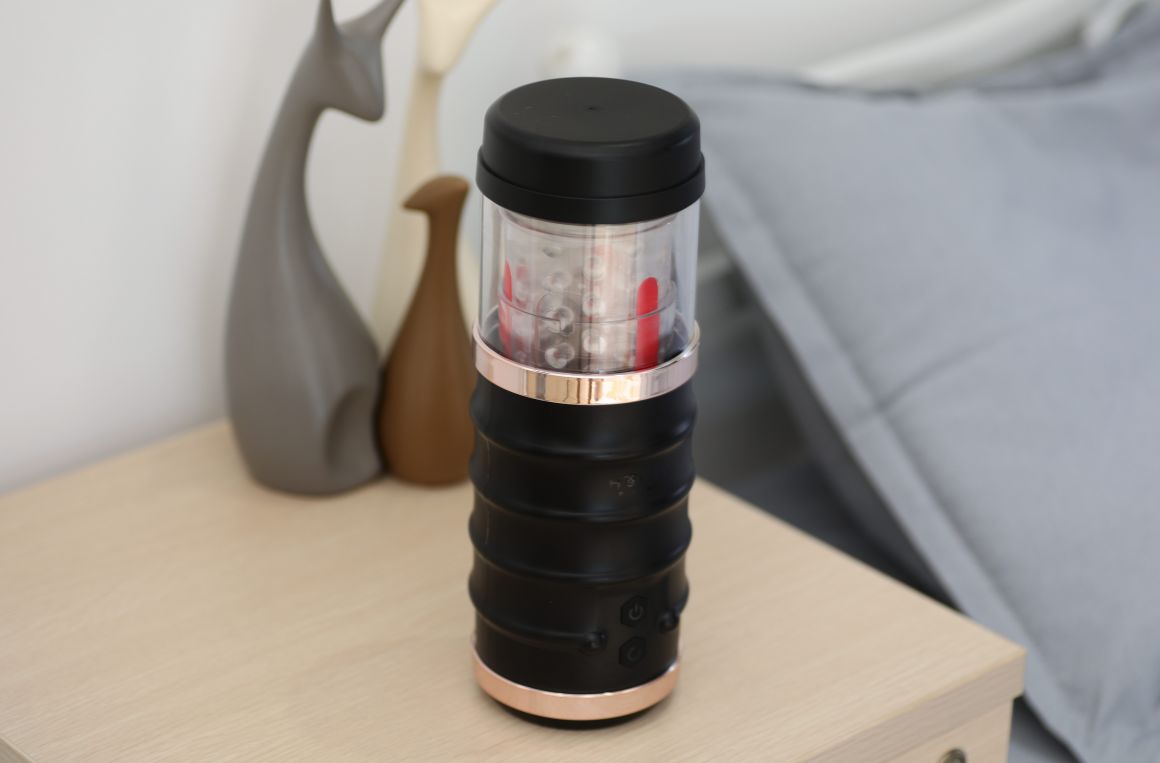 Customer photo review of WARRIOR Auto Thrusting Stroker Automatic Male Masturbator