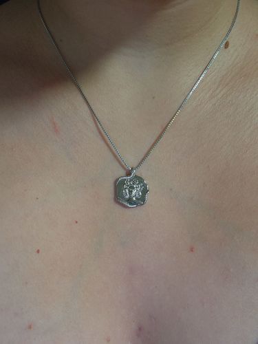 Customer photo review of Medusa Necklace (Gold)