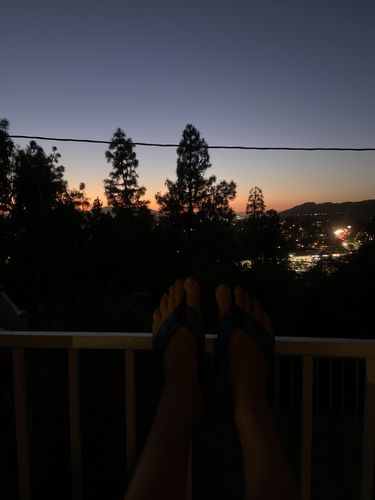 Customer photo review of Tie-dye Blue