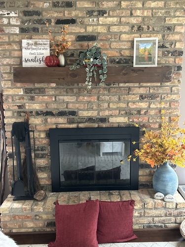 Customer photo review of Distressed Mantels